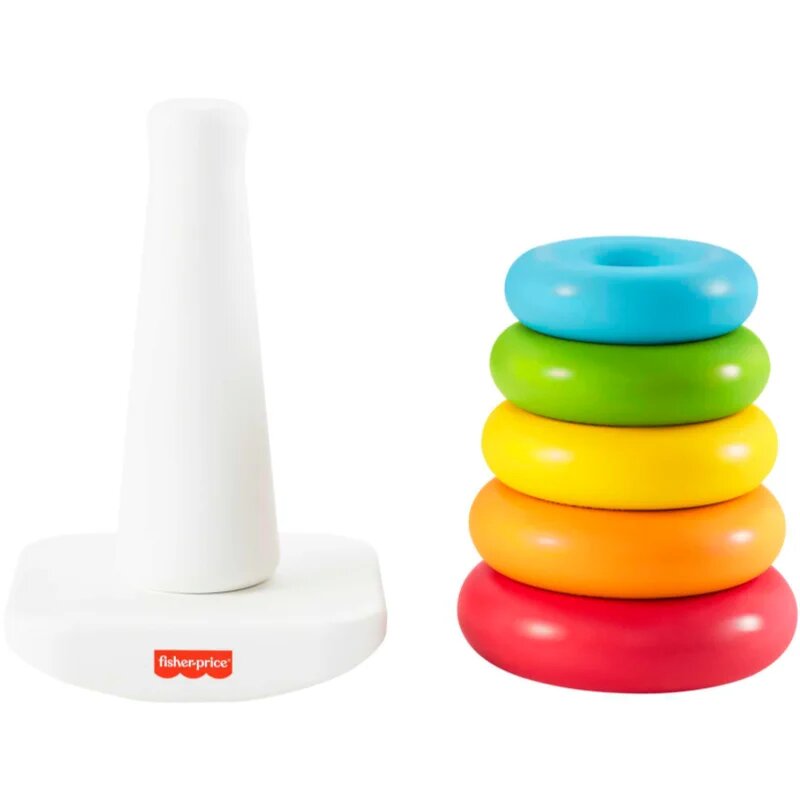 Fisher-Price Rock-A-Stack Rings zložljivi stolp 1 kos