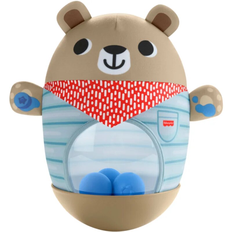 Fisher-Price Roly-Poly Activity Toy Bear gugajoča igračka 1 kos