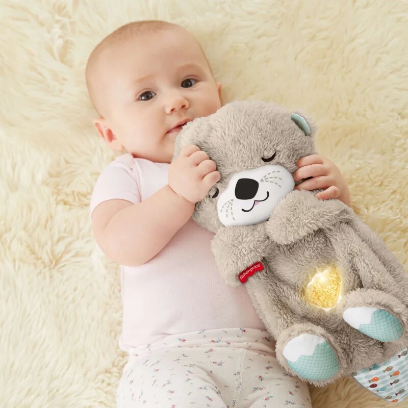Fisher-Price Soothe & Settle Otter plišasta igrača z melodijo 1 kos