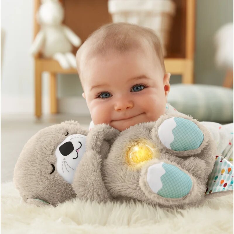 Fisher-Price Soothe & Settle Otter plišasta igrača z melodijo 1 kos