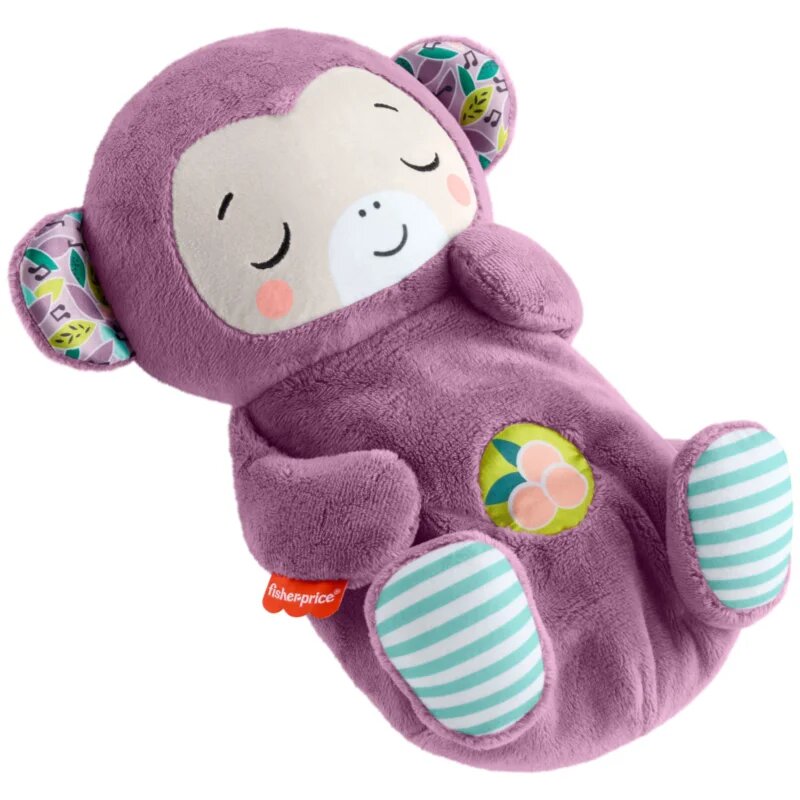 Fisher-Price Soothe'n Snuggle Purple Monkey plišasta igrača z melodijo 1 kos