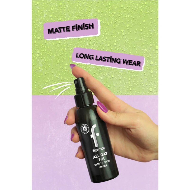 flormar All Day Fix Matte matirajoče pršilo za utrjevanje make-upa 125 ml
