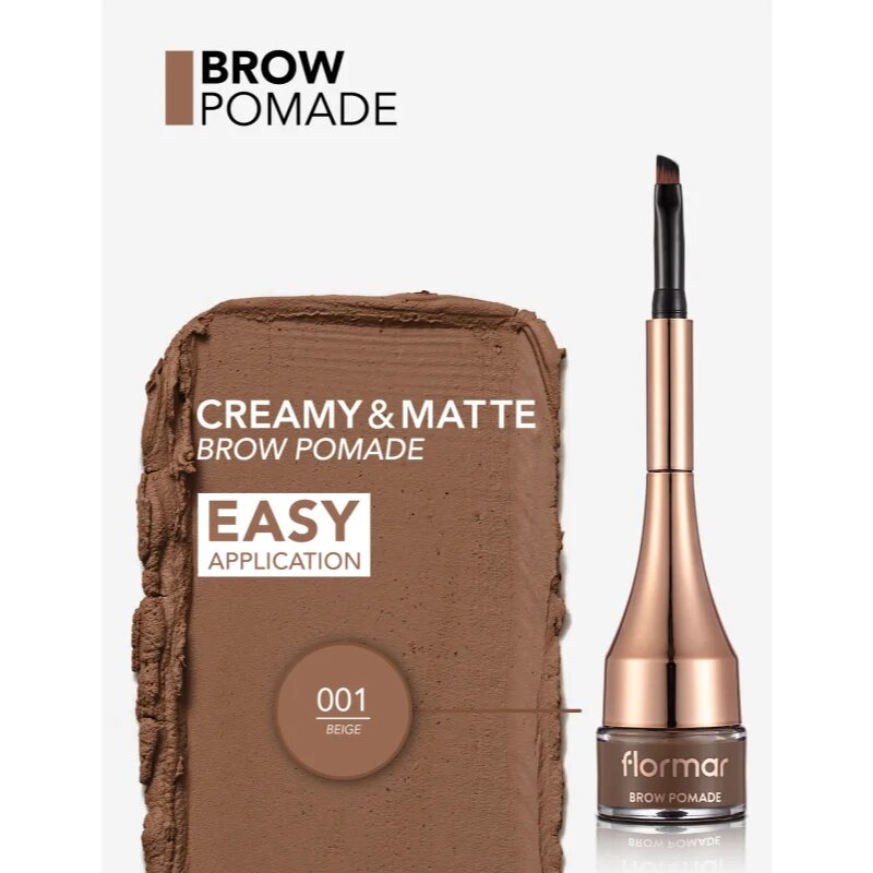 flormar Brow Pomade pomada za obrvi s čopičem odtenek 01 Beige 22 g
