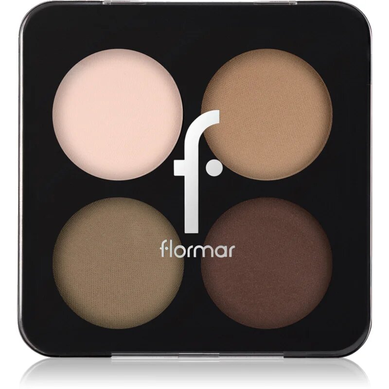 flormar Color Eyeshadow Palette paleta senčil za oči odtenek 004 Swiss Chocolate 6 g