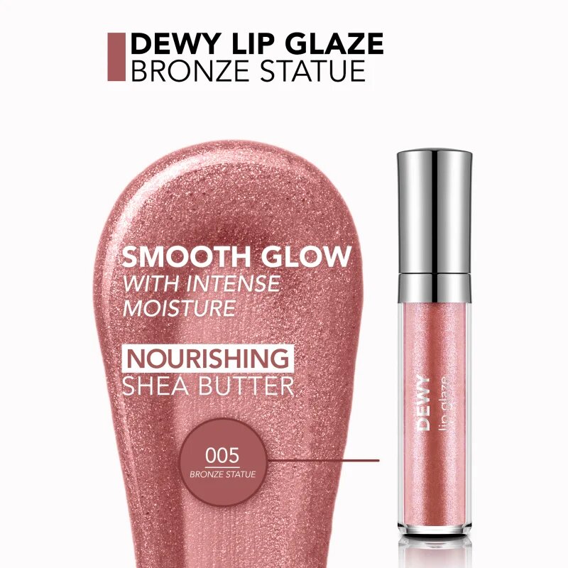 flormar Dewy Lip Glaze vlažilni sijaj za ustnice odtenek 005 Bronze Statue 4.5 ml