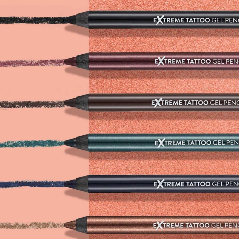 flormar Extreme Tattoo Gel Pencil vodoodporni gel svinčnik za oči odtenek 04 Intense Blue 1.2 g