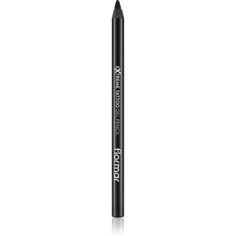 flormar Extreme Tattoo Gel Pencil vodoodporni gel svinčnik za oči odtenek 06 Onyx 1.2 g
