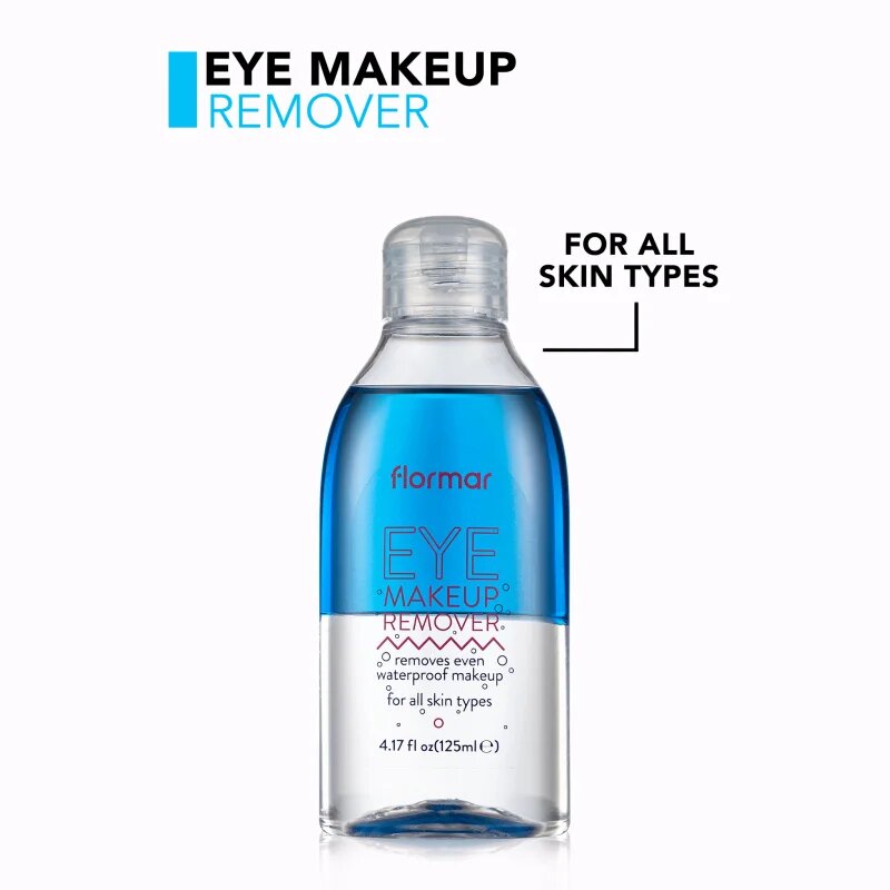 flormar Eye Makeup Remover dvofazni odstranjevalec ličil za okoli oči 125 ml