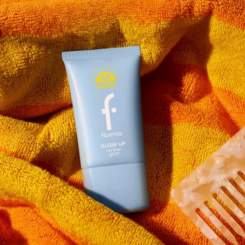flormar Glow Up Sun Base SPF 50 vlažilna podlaga za make-up za osvetlitev kože SPF 50 40 ml