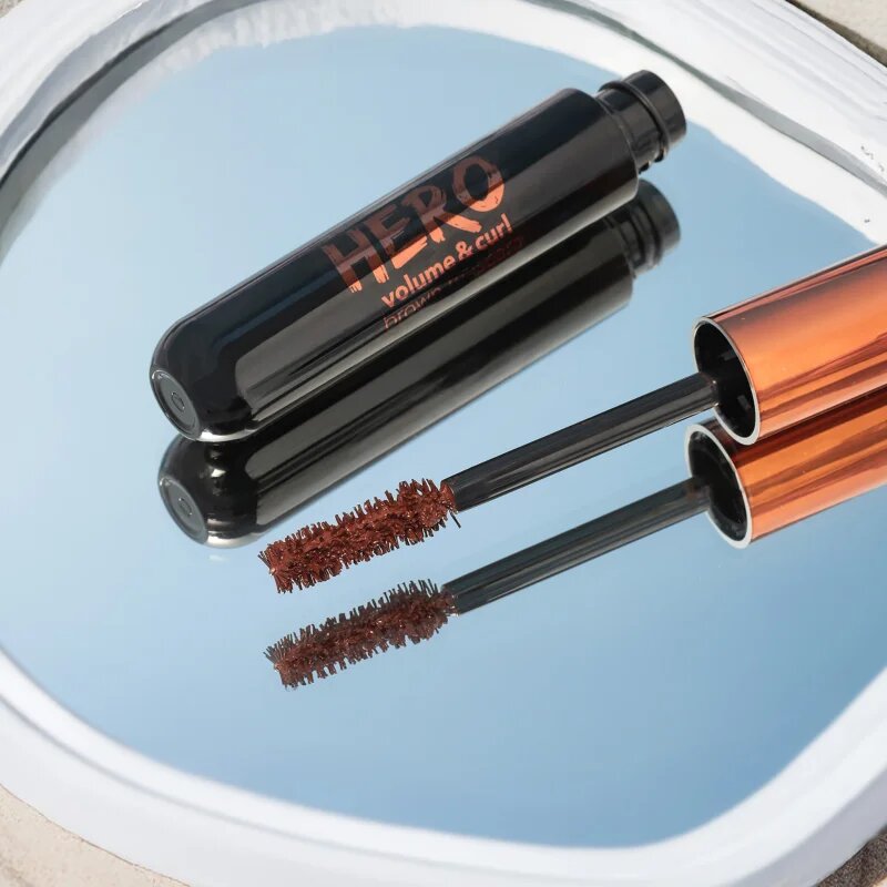flormar Hero Volume & Curl Mascara maskara za volumen in privihanje trepalnic Brown 10 ml