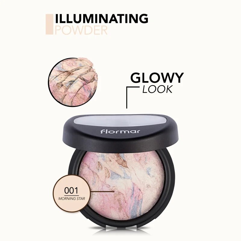 flormar Illuminating Powder puder za osvetljevanje odtenek 001 Morning Star 7 g