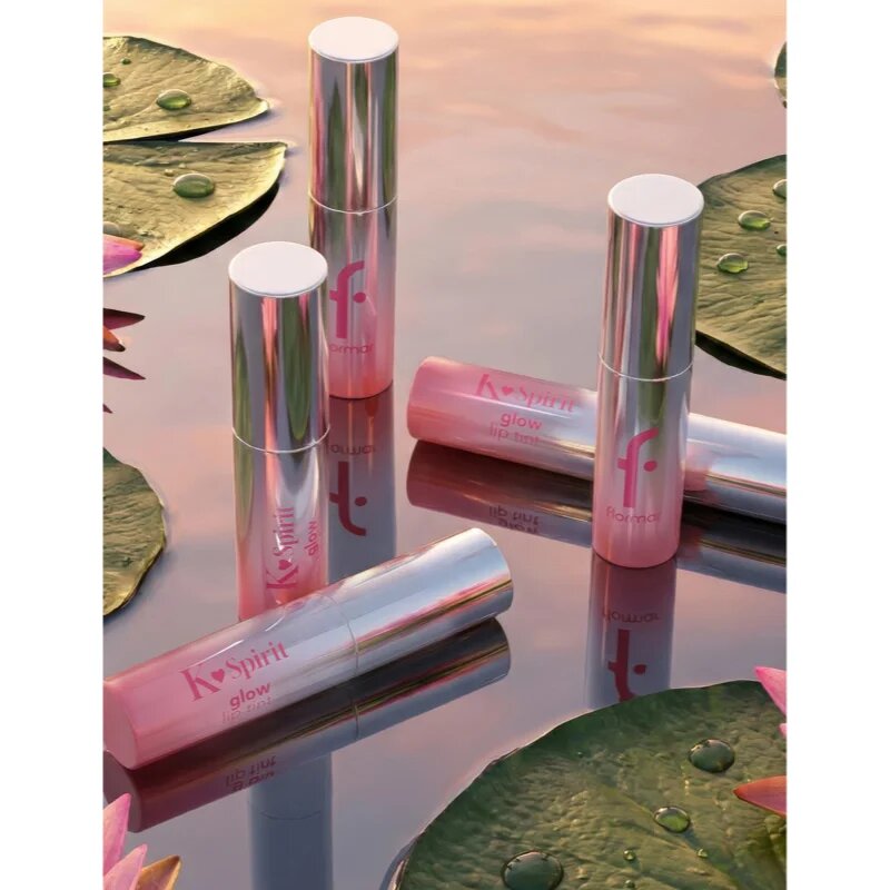 flormar K-Spirit Glow Lip Tint vlažilna sijoča šminka z bleščicami odtenek 004 - Peach Fizz 4 ml