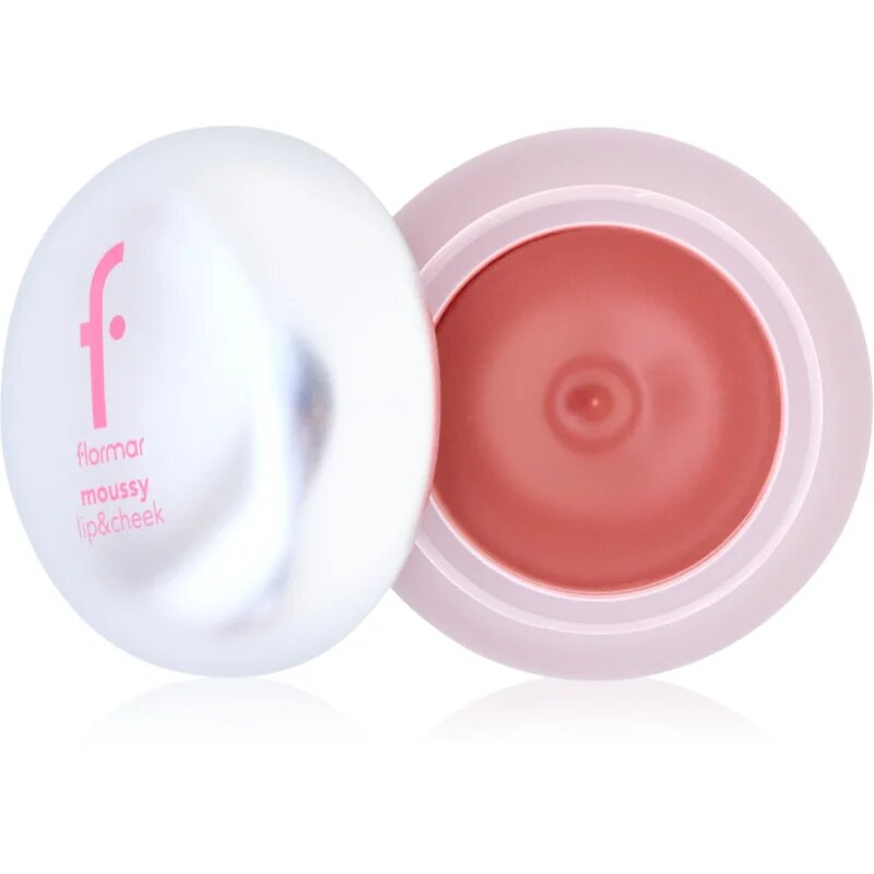 flormar K-Spirit Moussy Lip&Cheek večnamensko ličilo za ustnice in lica odtenek 001 Marshmallow Pink 5 g