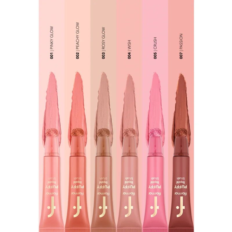 flormar Puffy Liquid Blush tekoče rdečilo odtenek 004 Wish 12 ml