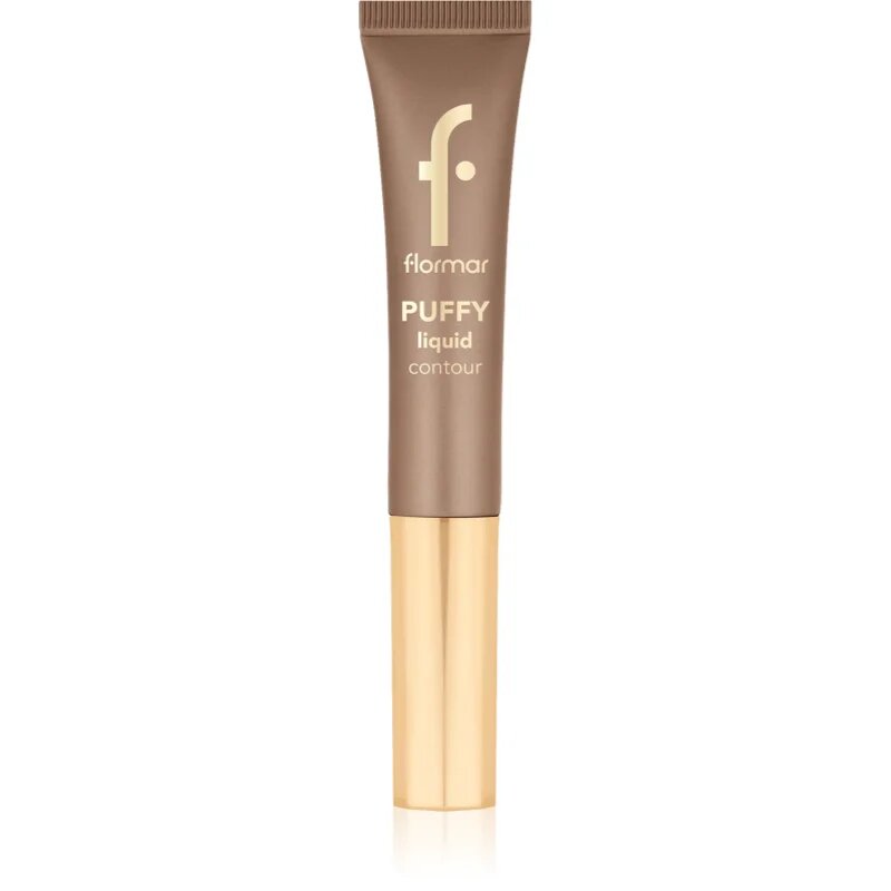 flormar Puffy Liquid Contour krema za konture z aplikatorjem odtenek 001 Amber 12 ml
