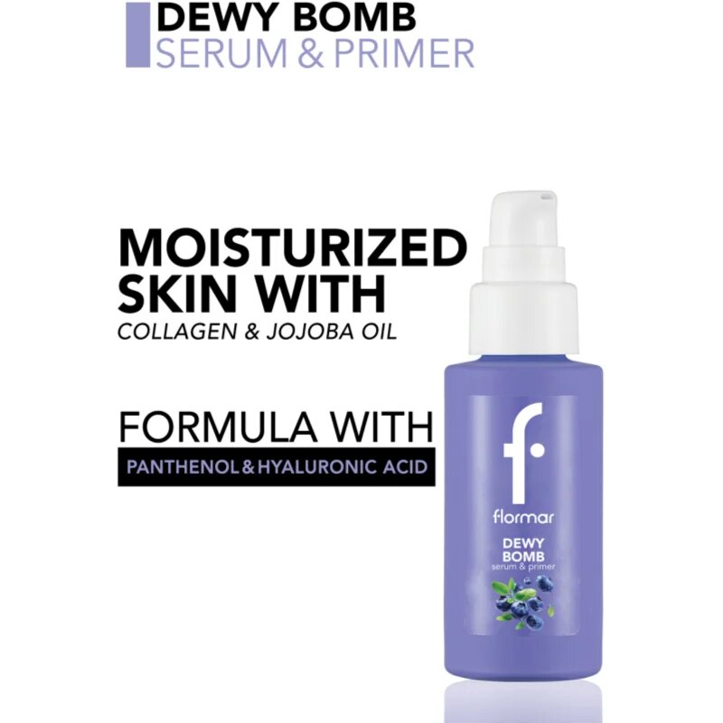 flormar Serum & Primer Dewy Bomb posvetlitvena podlaga 30 ml