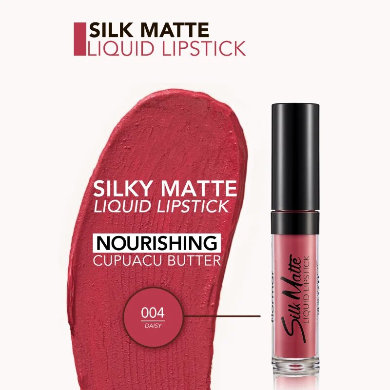 flormar Silk Matte dolgoobstojna tekoča mat šminka odtenek 004 Daisy 45 ml