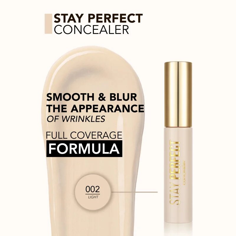 flormar Stay Perfect Concealer tekoči korektor odtenek 002 Light 12.5 ml