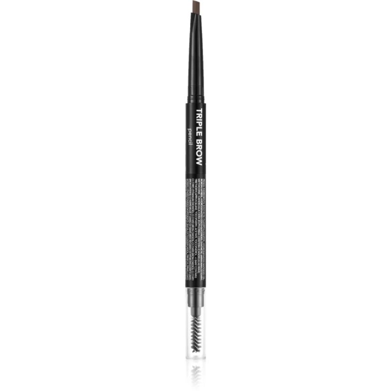 flormar Triple Brow Pencil svinčnik za obrvi 3v1 odtenek 003 Coffee 0.75 g
