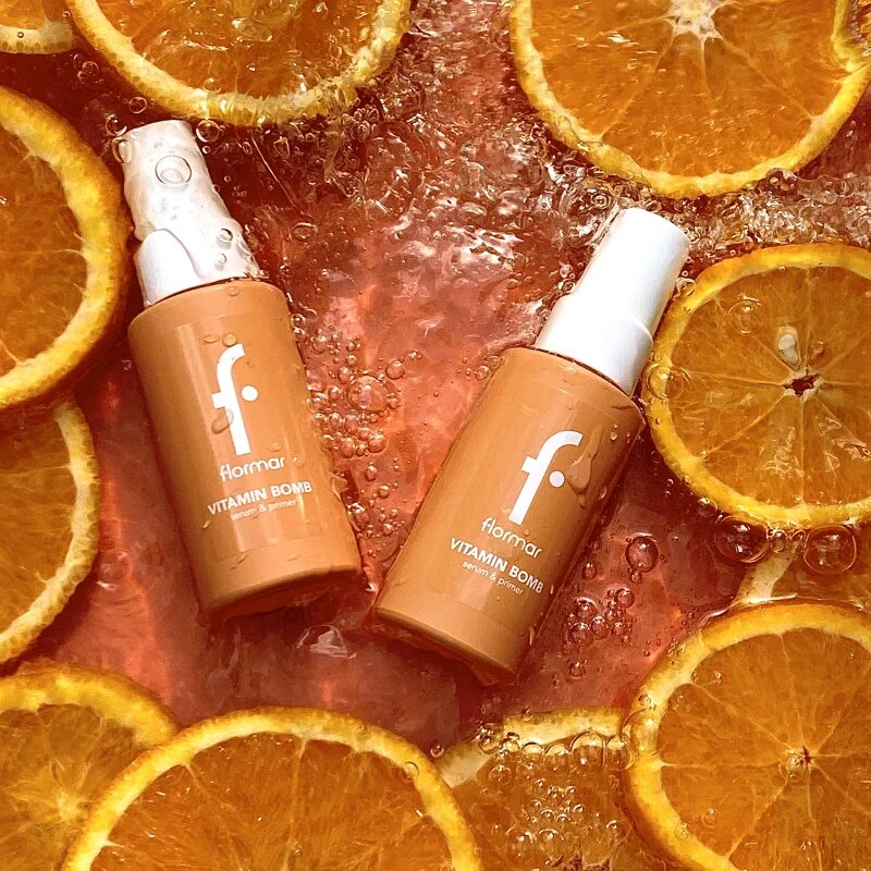 flormar Vitamin Bomb Serum&Primer serum za osvetljevanje z vitamini B C E 30 ml
