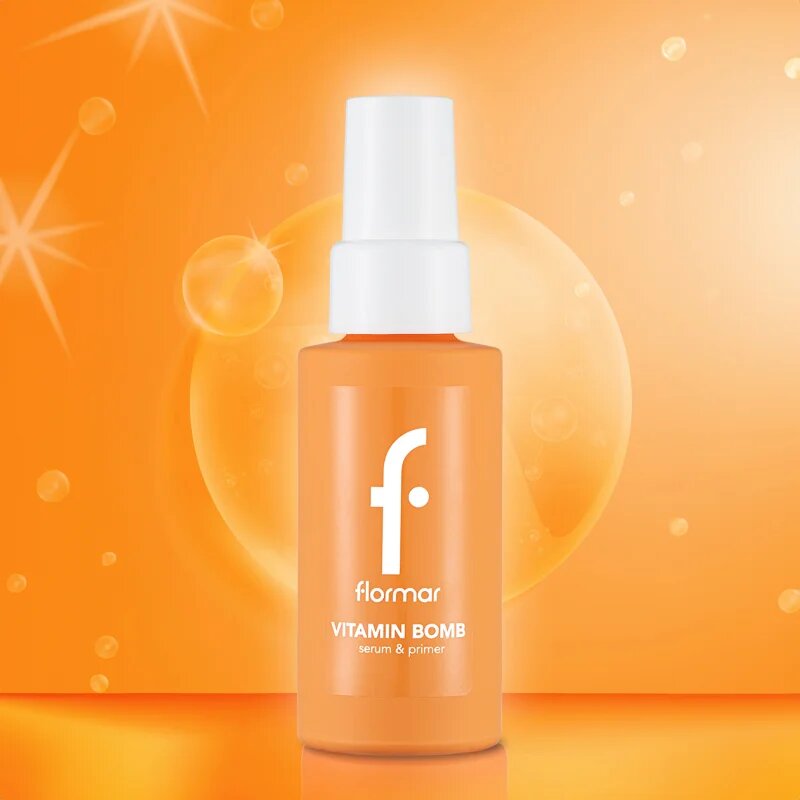 flormar Vitamin Bomb Serum&Primer serum za osvetljevanje z vitamini B C E 30 ml