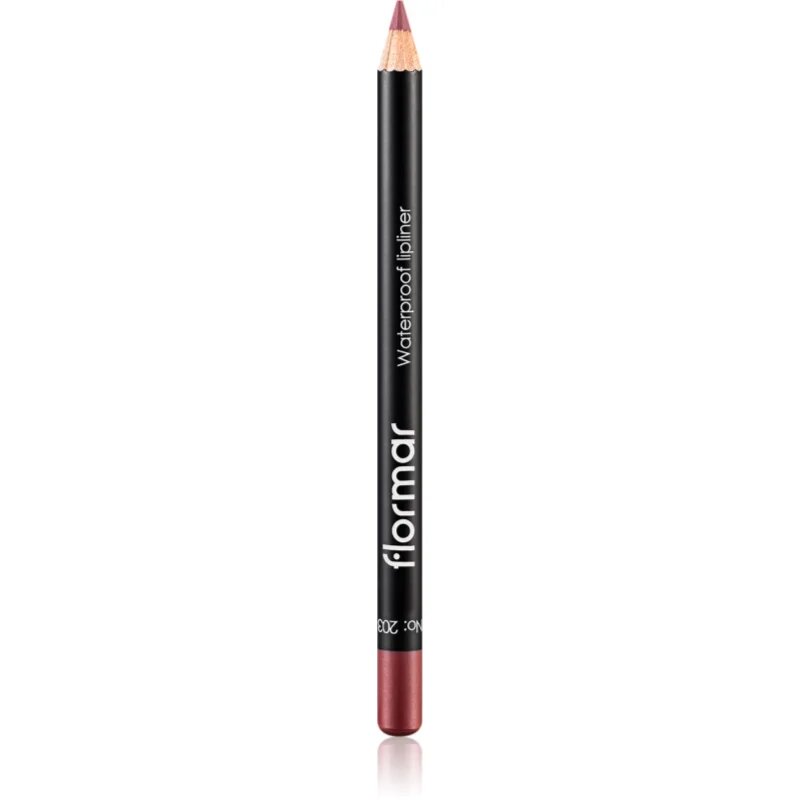 flormar Waterproof Lipliner vodoodporni svinčnik za ustnice odtenek 203 Subdued Pink 114 g