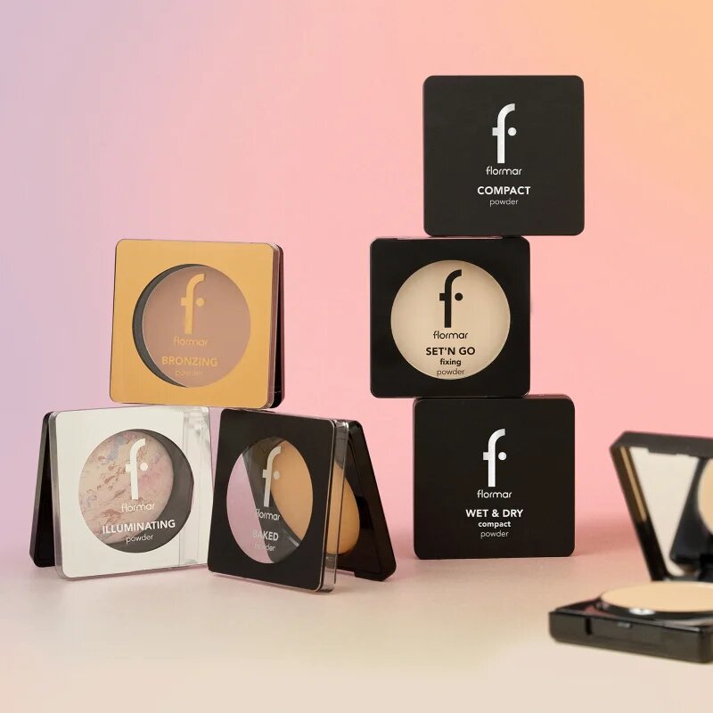 flormar Wet & Dry Compact Powder kompaktni puder za poenotenje kože odtenek 005 Medium Caramel 10 g