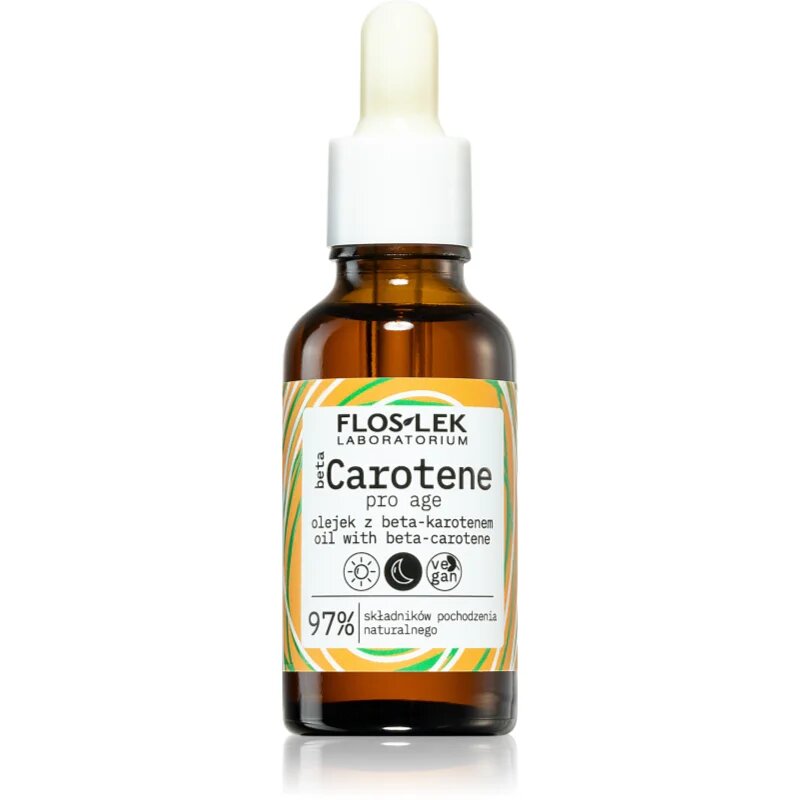 FlosLek Laboratorium Beta Carotene oljni serum z betakarotenom 30 ml