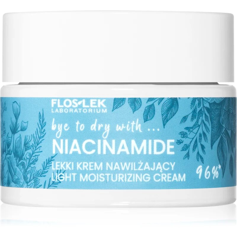 FlosLek Laboratorium Bye to dry with... Niacinamide vlažilna krema z niacinamidom 50 ml