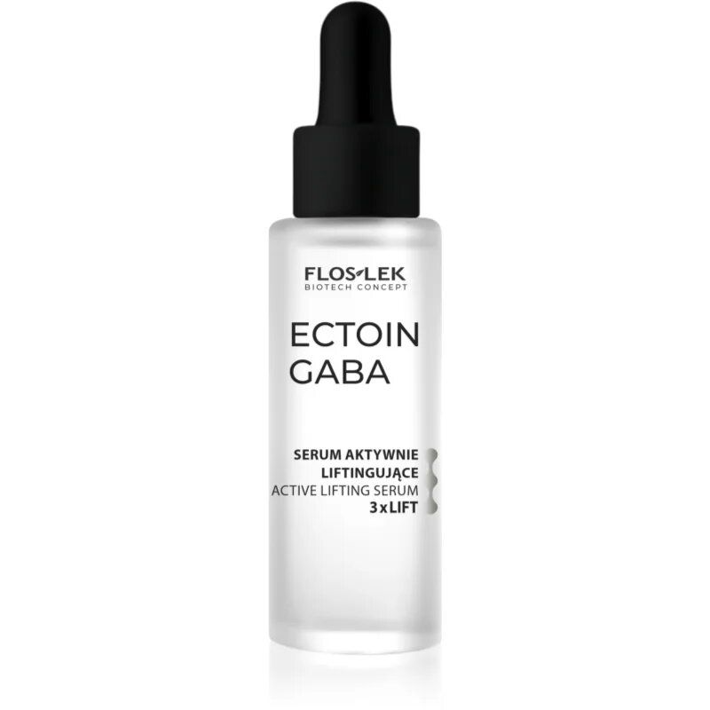FlosLek Laboratorium Ectoin Gaba Active Lifting Face Serum 3xLift lifting serum za učvrstitev obraza 30 ml