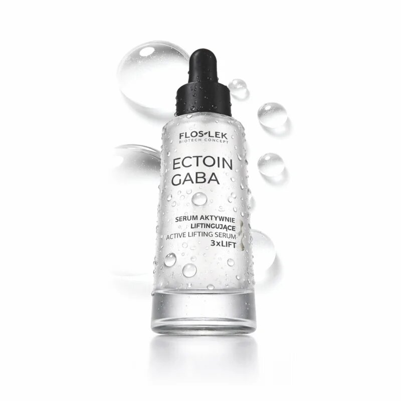 FlosLek Laboratorium Ectoin Gaba Active Lifting Face Serum 3xLift lifting serum za učvrstitev obraza 30 ml