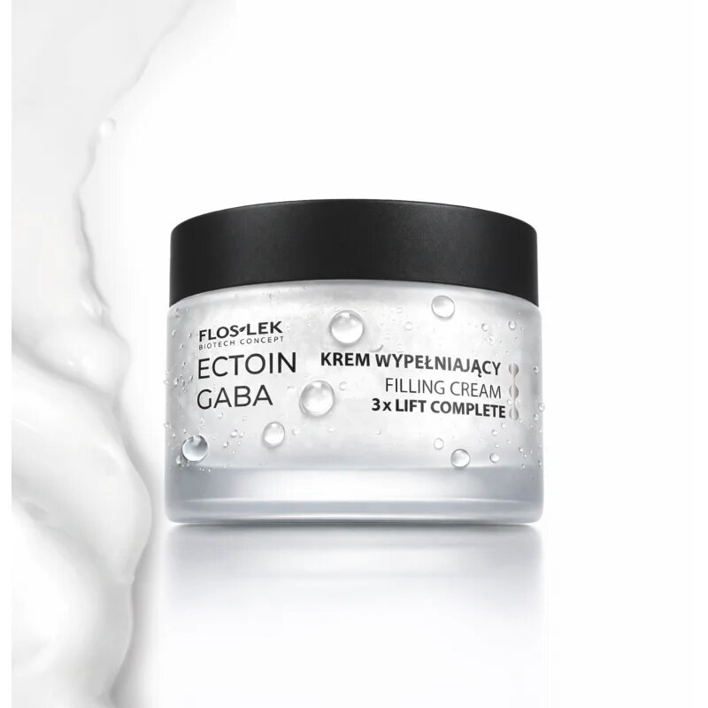FlosLek Laboratorium Ectoin Gaba Filling Face Cream 3xLift Complete lifting krema za učvrstitev obraza 50 ml