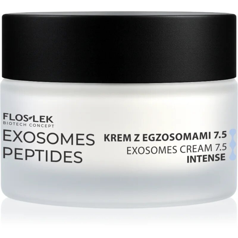 FlosLek Laboratorium Exosomes Peptides Face Cream Increasing Skin Density intenzivna krema za zrelo kožo Intense 7.5 50 ml