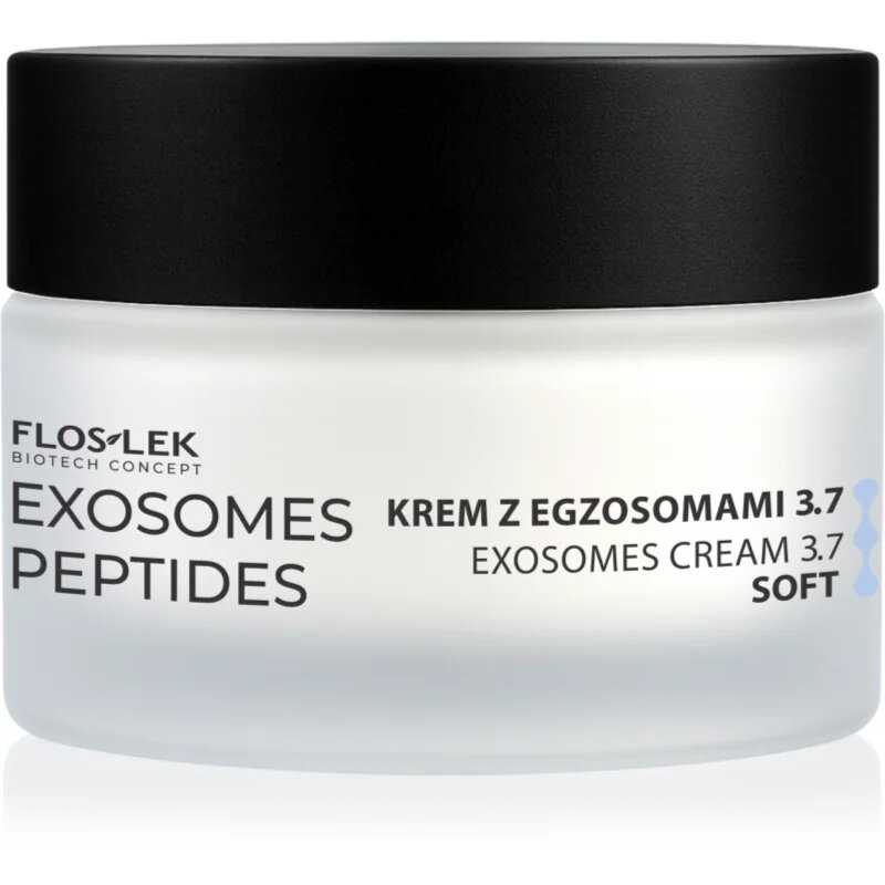 FlosLek Laboratorium Exosomes Peptides Face Cream Wrinkle-Reducing dnevna krema proti gubam Soft 3.7 50 ml