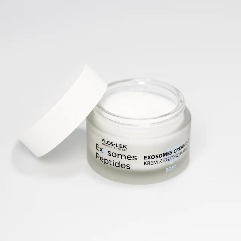 FlosLek Laboratorium Exosomes Peptides Face Cream Wrinkle-Reducing dnevna krema proti gubam Soft 3.7 50 ml