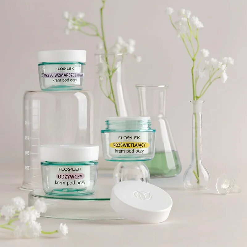 FlosLek Laboratorium Eye Care krema za predel okoli oči proti gubam 15 ml