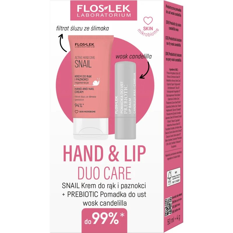 FlosLek Laboratorium Hand & Lip Snail darilni set