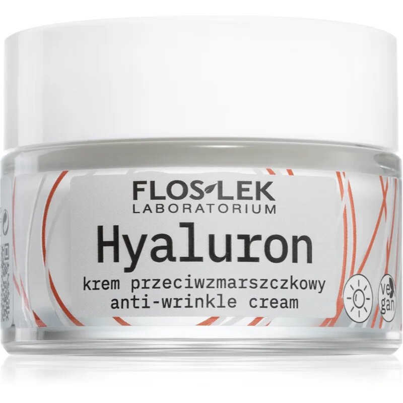 FlosLek Laboratorium Hyaluron krema proti gubam za dan 50 ml