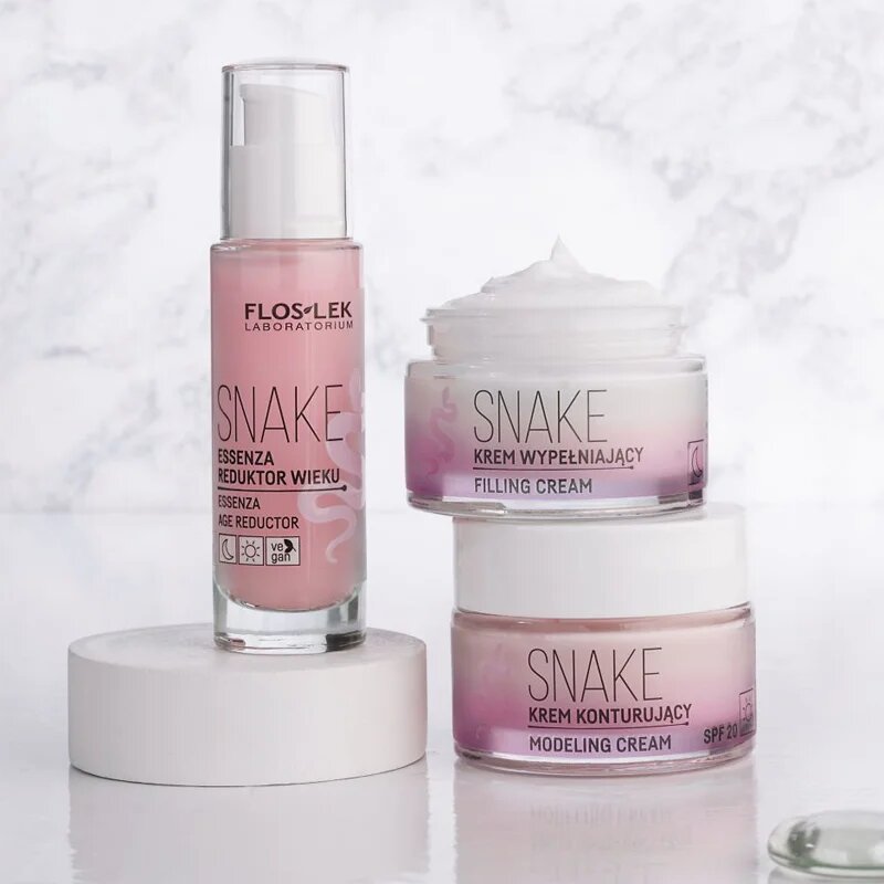 FlosLek Laboratorium Snake Essenza esenca za obraz proti gubam 30 ml