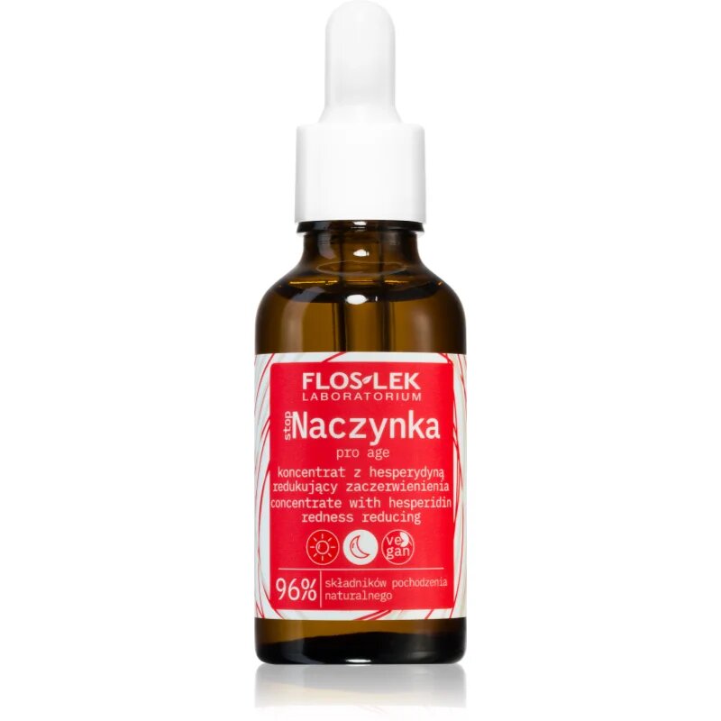 FlosLek Laboratorium stopCapillaries revitalizacijski koncentrat za obraz 30 ml
