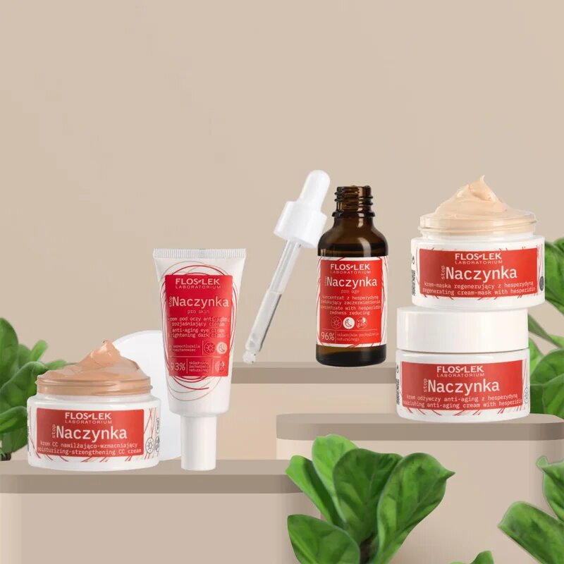 FlosLek Laboratorium stopCapillaries vlažilna CC krema SPF 20 50 ml