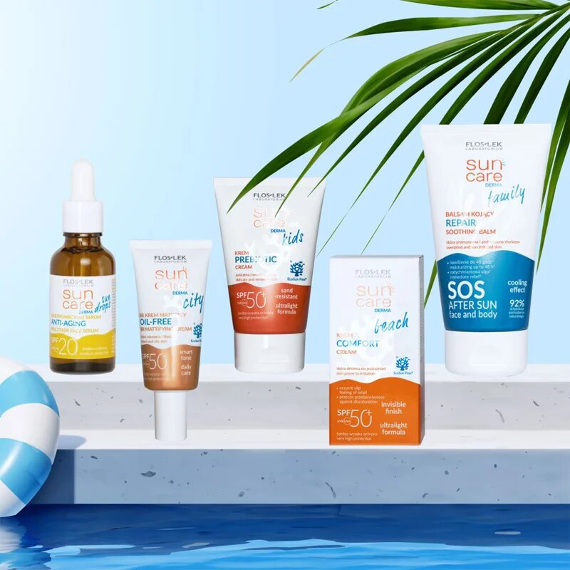 FlosLek Laboratorium Sun Care Derma Basic zaščitni balzam za ustnice SPF 30 3.8 g