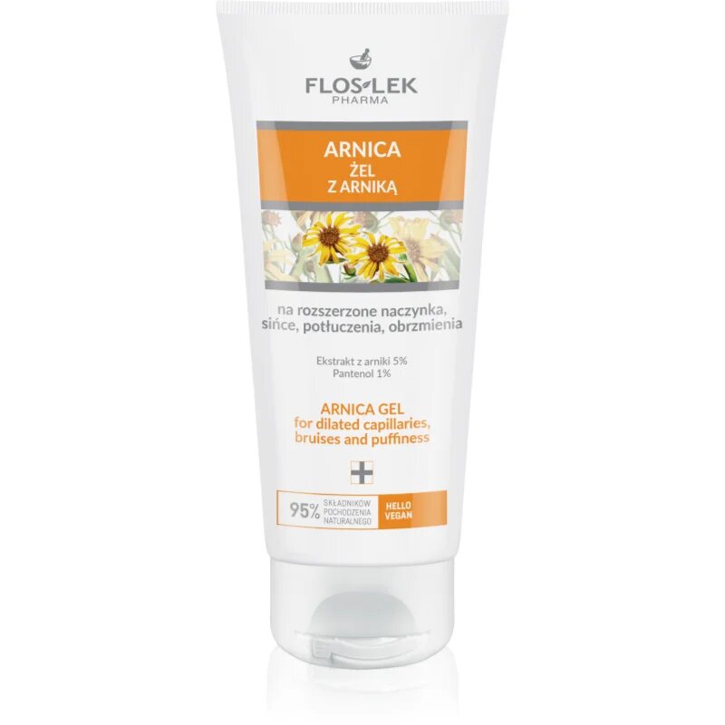 FlosLek Pharma Arnica gel proti modricam udarninam in oteklinam 200 ml