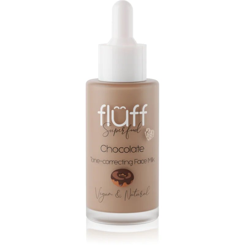 Fluff Chocolate mleko za obraz za poenotenje tona kože 40 ml