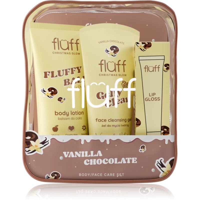 Fluff Christmas Glow Vanilla Chocolate božični darilni set