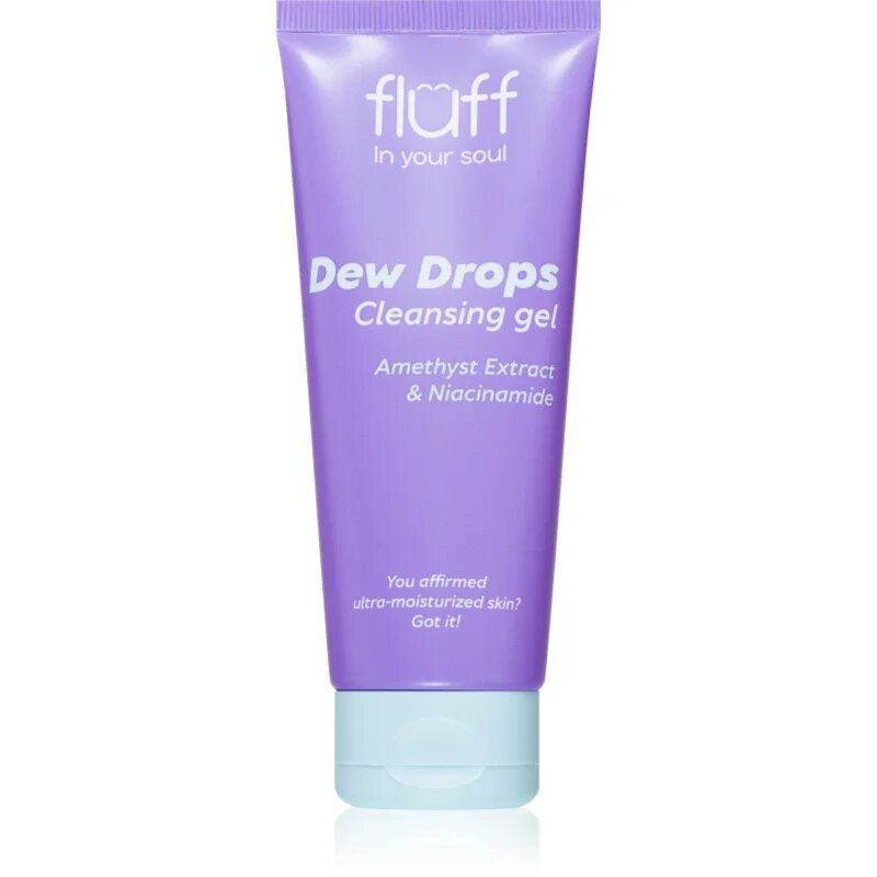Fluff Dew Drops čistilni gel za obraz z niacinamidom 100 ml