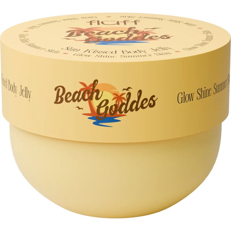 Fluff Glow Body Jelly Beach Goddes gel za telo s posvetlitvenim učinkom 150 ml