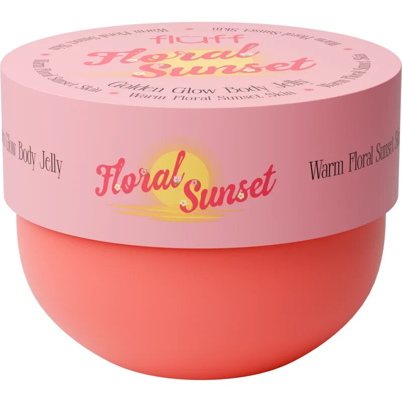 Fluff Glow Body Jelly Floral Sunset gel za telo s posvetlitvenim učinkom 150 ml