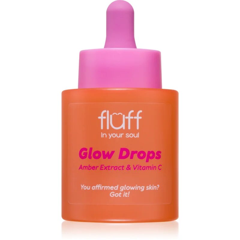 Fluff Glow Drops serum za osvetljevanje z vitaminom C Amber Extract 30 ml