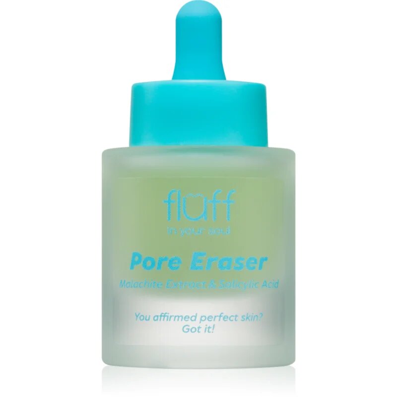 Fluff Pore Eraser serum za glajenje s salicilno kislino Malachite Extract 30 ml